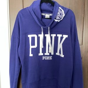 PINK cowl neck sweatshirt